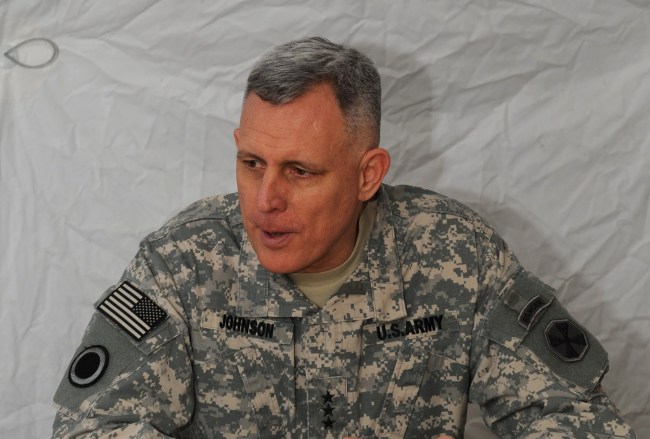 8th U.S. Army Commander Lieut. Gen. John D. Johnson (EUSA)