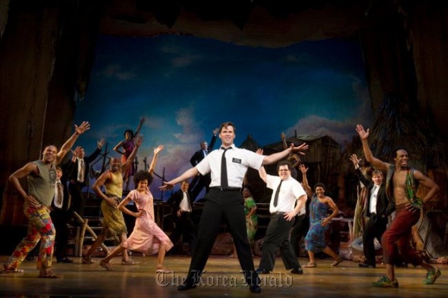 A scene from the hit Broadway musical “The Book of Mormon.” (The Book of Mormon)