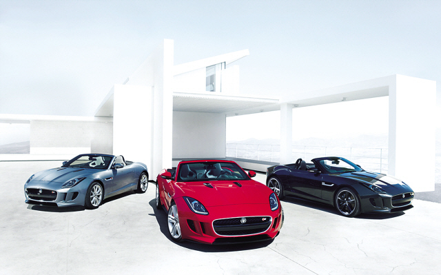 The Jaguar F-Type roadsters