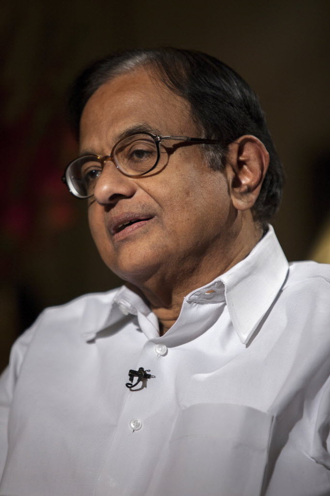 Palaniappan Chidambaram, India’s finance minister. (Bloomberg)