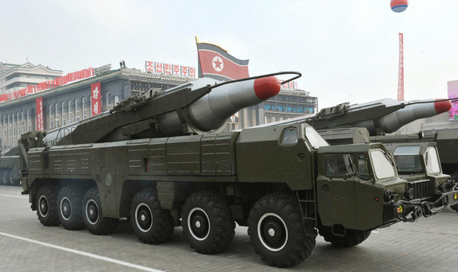 North Korea`s intermediate-range missile believed to be the Musudan missile (Yonhap News)