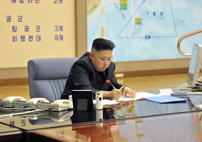 Kim Jong-un (KNCA-Yonhap News)