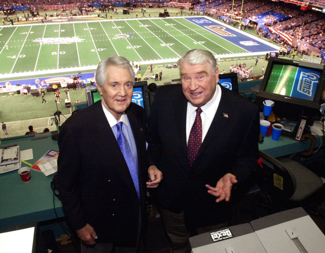 (left) Pat Summerall