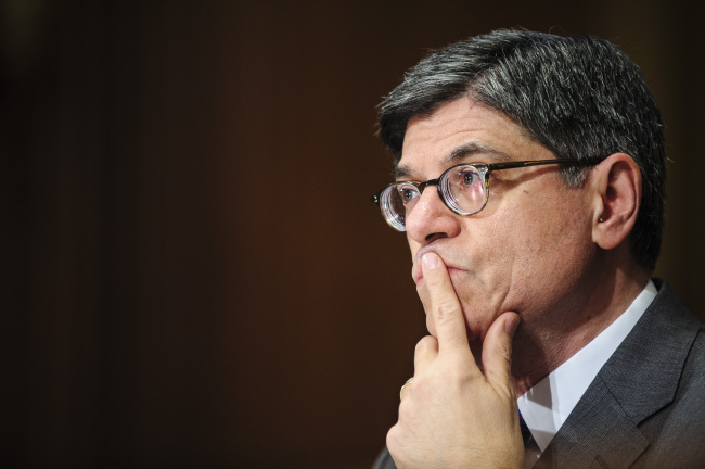 U.S. Treasury Secretary Jacob Lew. (Bloomberg)