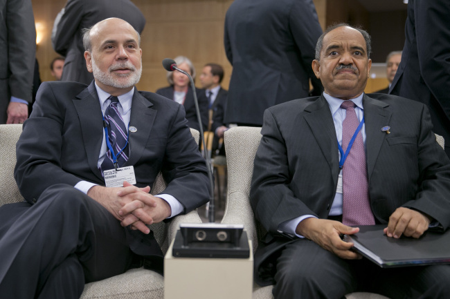 (left)Ben Bernanke. (Bloomberg)