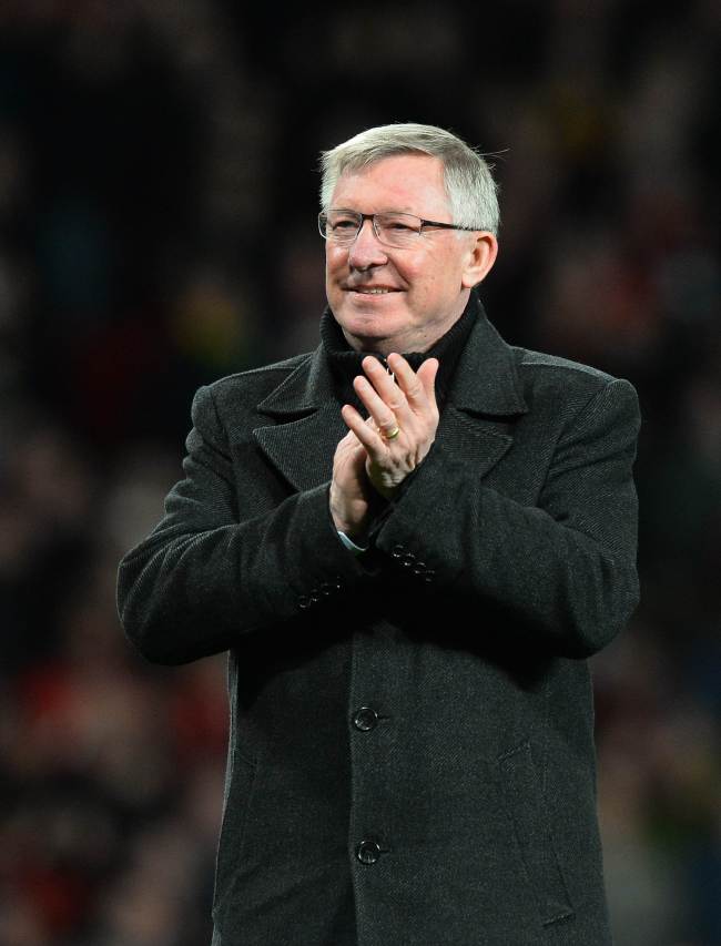 Manchester United’s manager Alex Ferguson. (AFP-Yonhap News)