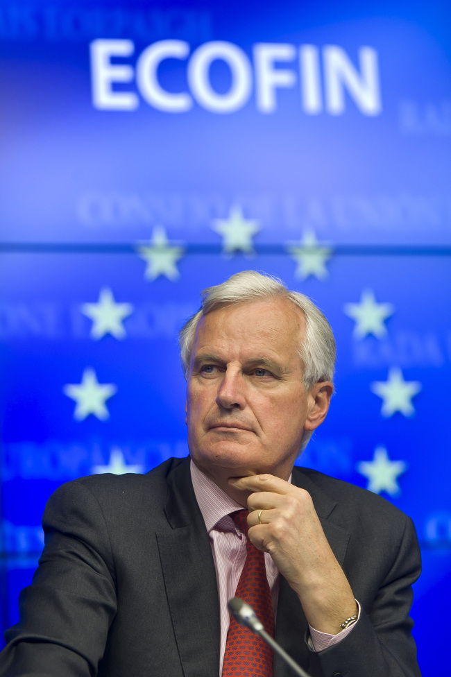 Michel Barnier, EU’s financial services chief. (Bloomberg)