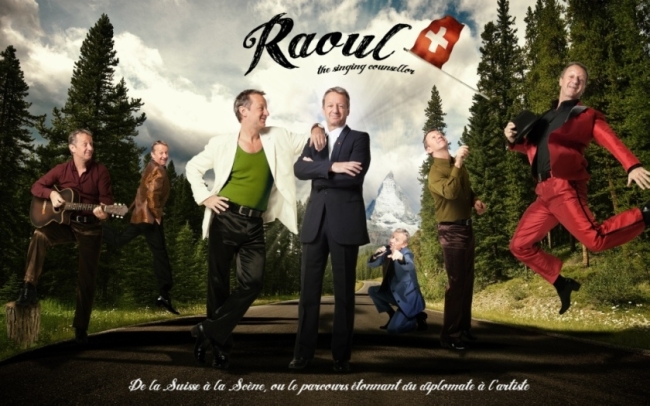 This promotional image shows Raoul Imbach, counsellor at the Swiss Embassy in Korea, in several roles ― as a singer, dancer and, of course, as a foreign envoy.