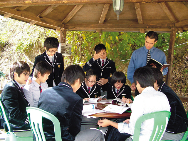 A class at Taehwa International School in Yongin, Gyeonggi Province. (Taehwa International School)