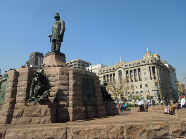 A view of Church Square, the historic center of Pretoria(John Power/The Korea Herald)