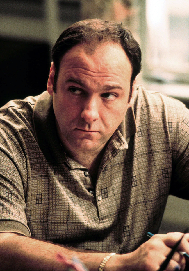 This 1999 file photo released by HBO shows actor James Gandolfini as Tony Soprano in the critically acclaimed HBO series “The Sopranos.” (AP-Yonhap News)