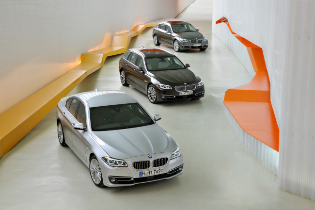 BMW’s 5 Series family sedans (BMW Group)