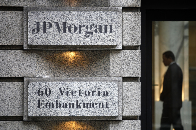 JPMorgan Chase & Co. offices on Victoria Embankment in London. (Bloomberg)