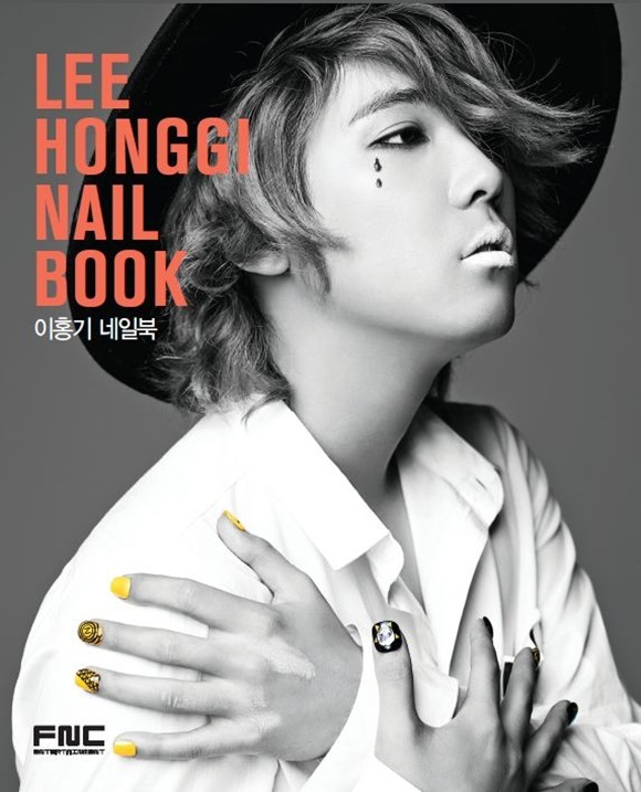 The cover of Lee Hong-gi’s nail art book. (FNC Entertainment)
