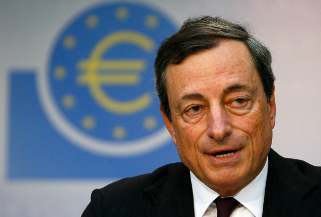 Mario Draghi, president of the European Central Bank. (Bloomberg)