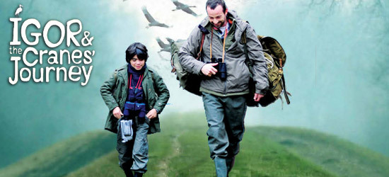 A poster for the film “Igor and the Cranes’ Journey” (Israeli Embassy)