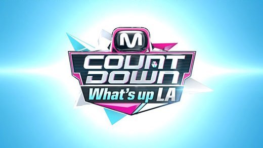 Logo for “M Countdown What’s Up LA.” (CJ E&M)
