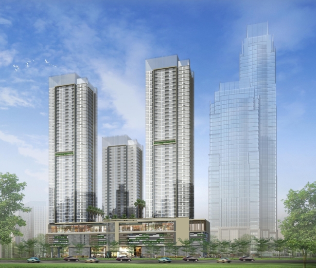 An artist’s rendering of District8 Mixed Complex Project in Jakarta, Indonesia