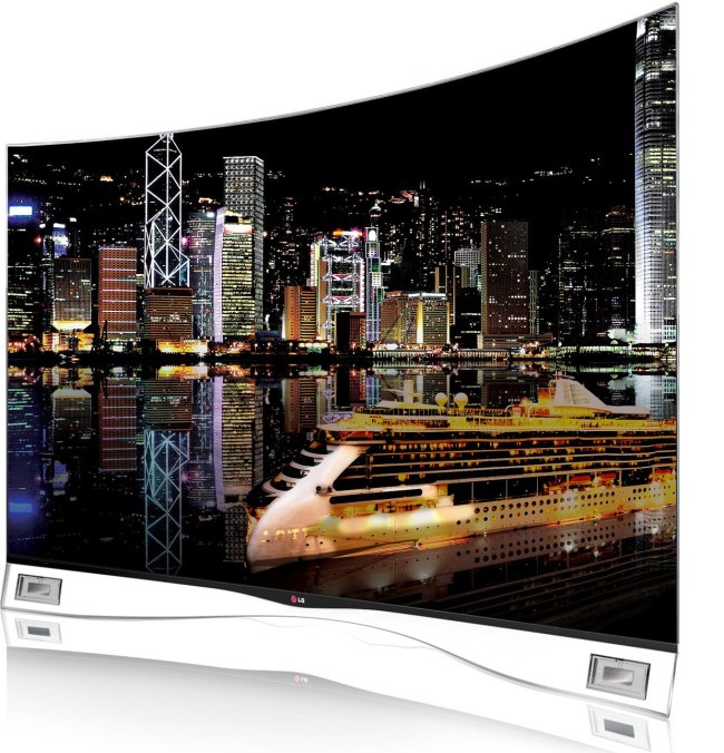 LG Electronics’s curved OLED TV