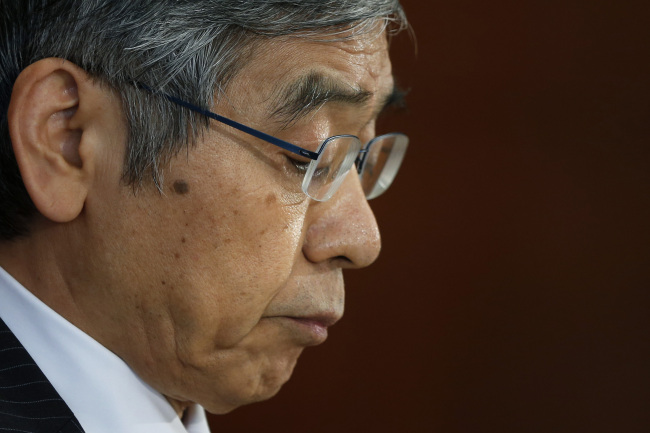 Bank of Japan Gov. Haruhiko Kuroda. (Bloomberg)