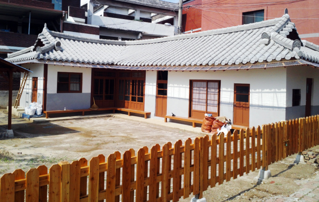 The restored house where U.N. Secretary-General Ban Ki-moon lived from 1950 to 1970 in Chungju, North Chungcheong Province. (Chungju City)