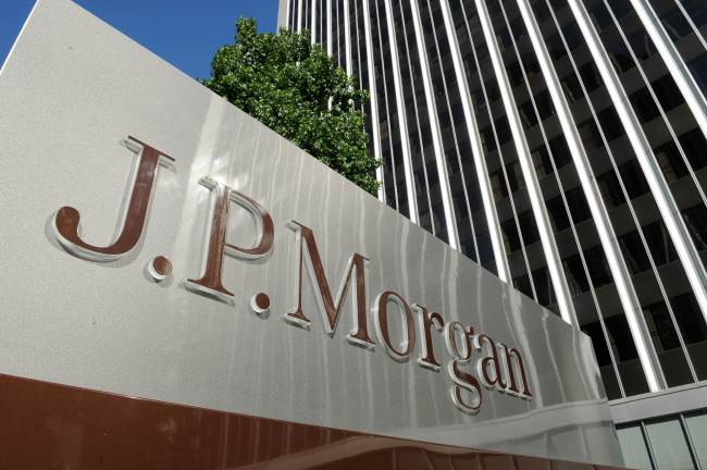 A JPMorgan Chase & Co. branch in Los Angeles (AFP-Yonhap News)