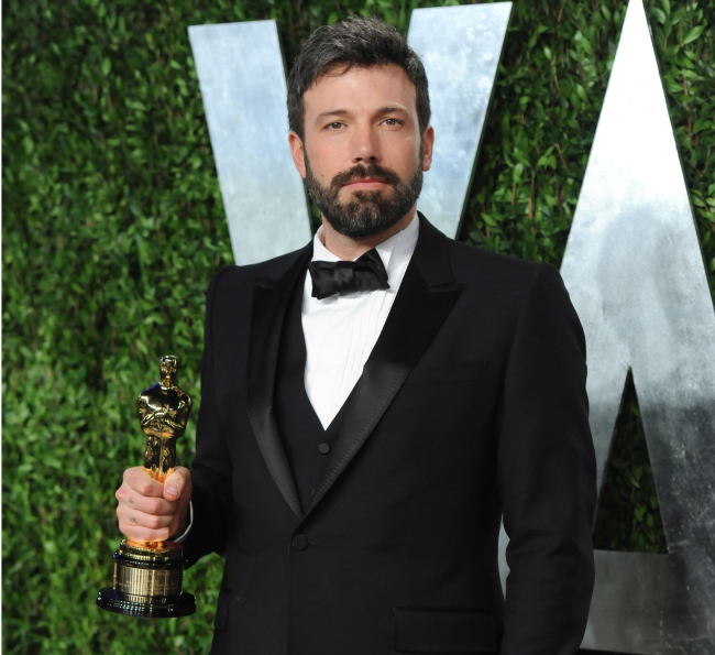 Actor-director Ben Affleck poses at the 2013 Vanity Fair Oscars Viewing and After Party at Sunset Plaza Hotel in West Hollywood, California, on Feb. 24. (AP-Yonhap News)