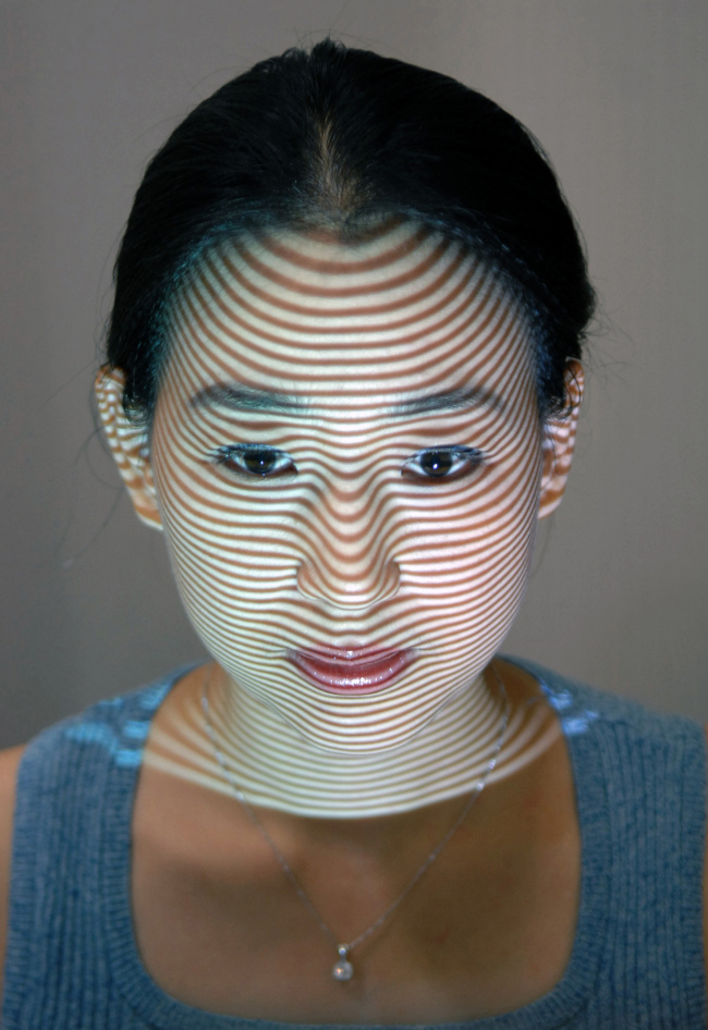 A patient’s face is scanned prior to plastic surgery at a clinic in Seoul. (Bloomberg)