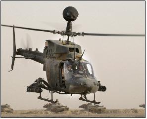 OH-58D armed reconnaissance helicopter