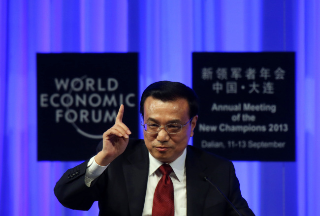 Li Keqiang. ( Bloomberg)