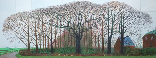 “Bigger Trees Near Water” by David Hockney (MMCA)