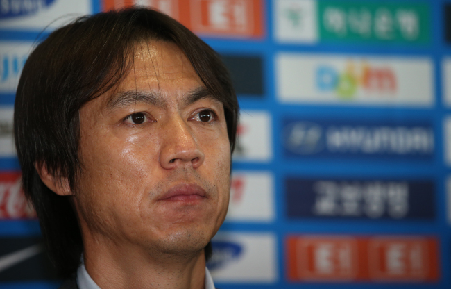 National football head coach Hong Myung-bo (Yonhap News)