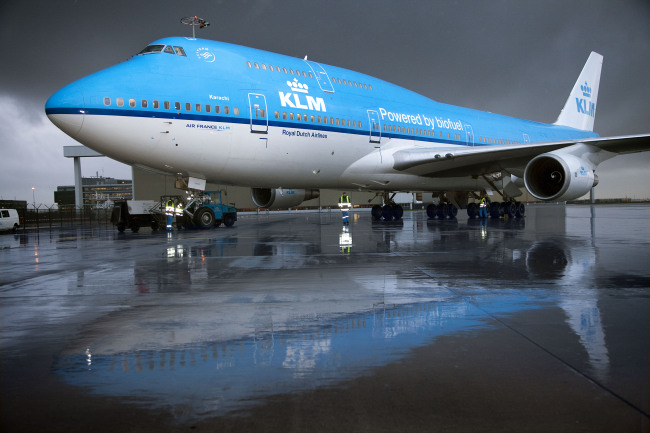 A KLM airplane (Air France-KLM)