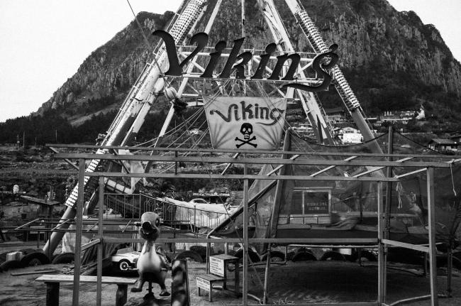 A Viking ship on Jejudo Island, one of the sights shown in Blair Kitchener’s photo booklet “Korea from the Road” (Blair Kitchener)