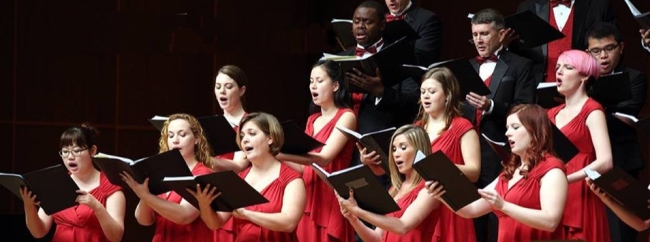 The Camarata Music Company’s Chamber Singers, who will perfom at Friday’s “Fall into Music” event. (CMC)