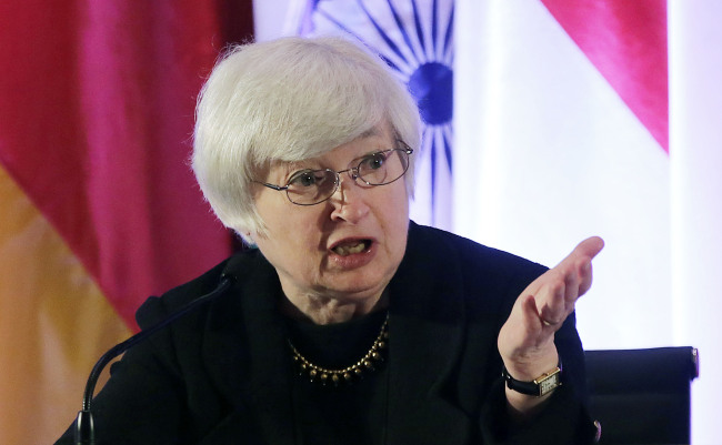 Janet Yellen, vice chair of the Board of Governors of the Federal Reserve System (AP/Yonhap)