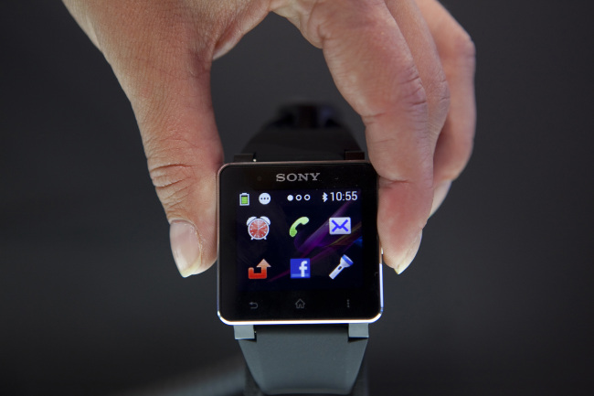 Sony’s SmartWatch 2. (Bloomberg)