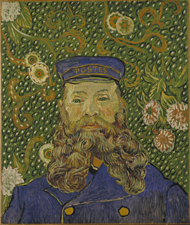 “Portrait of Joseph Roulin, 1889,” The Museum of Modern Art, New York