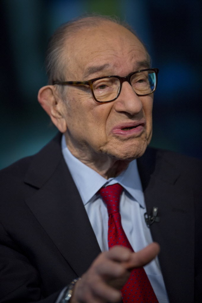 Alan Greenspan. (Bloomberg)