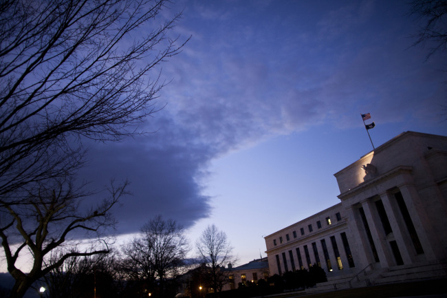 The U.S. Federal Reserve building in Washington. (Bloomberg)