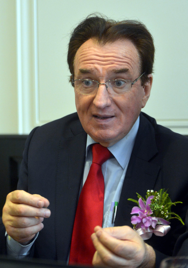 Louis Le Duff, chairman of Group Le Duff(Kim Myung-sub/The Korea Herald)