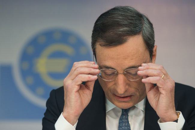 Mario Draghi, president of the European Central Bank. (Bloomberg)