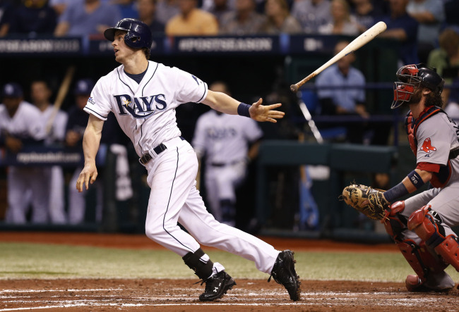 Tampa Bay Rays outfielder Wil Myers batted .293 with 13 home runs and 53 RBIs in only 88 games. (AP-Yonhap News)