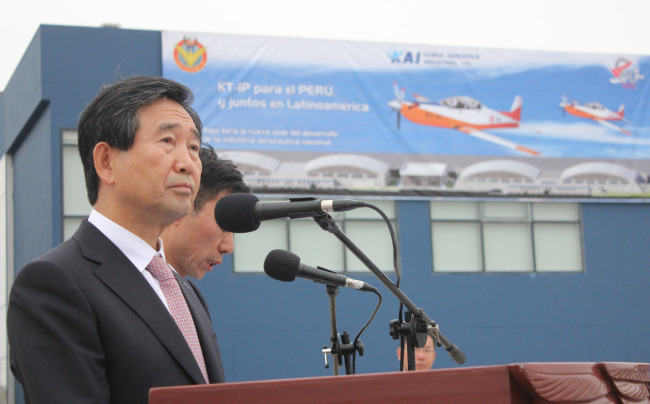 Korea Aerospace Industries president and CEO Ha Sung-yong. (Yonhap News)