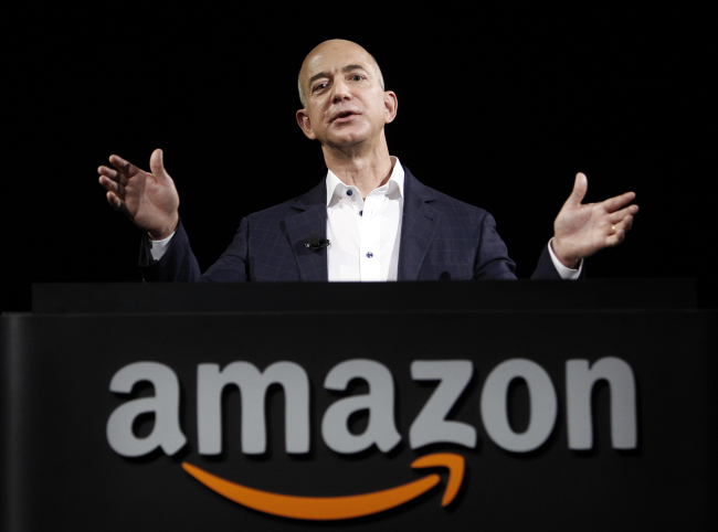 Amazon.com founder Jeff Bezos (AP-Yonhap News)