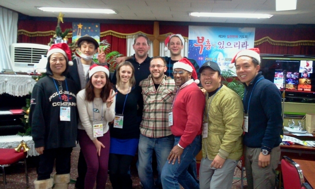 Volunteers pose at last year’s HOPE Christmas for Children event at Goodtree Children’s Center. (HOPE)