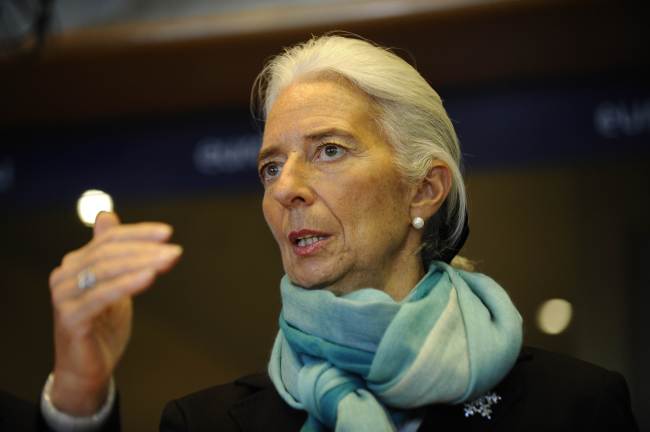 International Monetary Fund Managing Director Christine Lagarde. (AFP-Yonhap News)