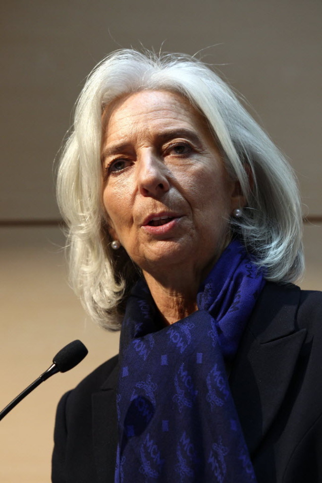 IMF Managing Director Christine Lagarde (Bloomberg)