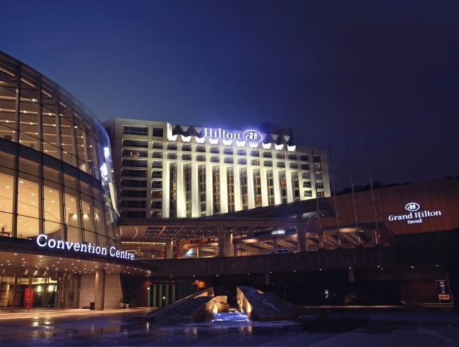 The exterior of the Grand Hilton Seoul’s Convention Center in Hongeun-dong, Seoul. (Grand Hilton Seoul)