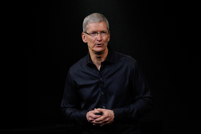 Apple CEO Timothy Cook. (Bloomberg)